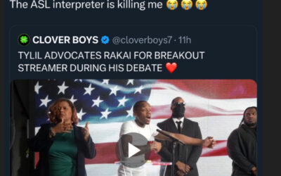 Hired by popular Streamer Tylil James as a bad ASL Interpreter