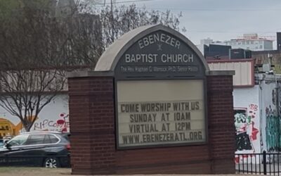 I performed comedy at the 140th Church Anniversary of The Ebenezer Baptist Church
